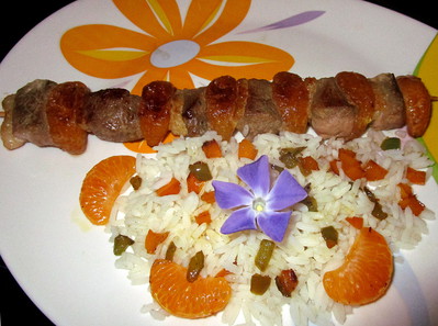 Brochettes de Canard et Mandarines -- 19/03/16