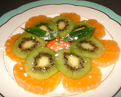 Carpaccio de Clmentines et Kiwis -- 25/12/10