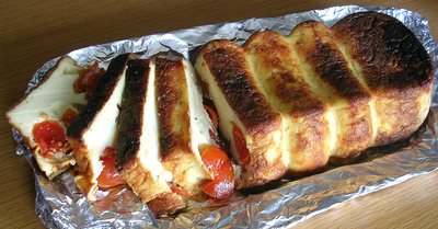 Clafoutis au fromage de Brebis et Tomates Cerises -- 07/08/06