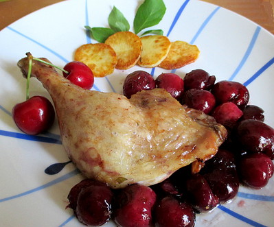 Cuisse de Canard aux Cerises -- 09/06/13