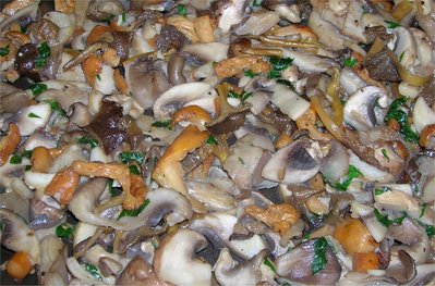 Fricasse de Champignons mlangs -- 20/12/05