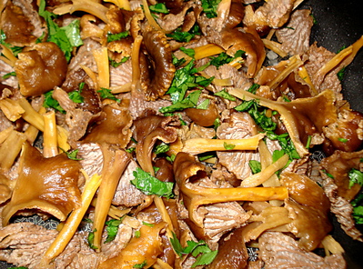 Fricasse de Chanterelles grises -- 20/11/12