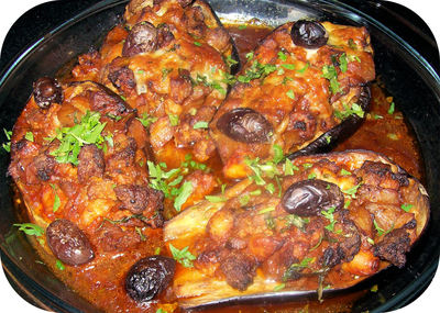 Aubergines Farcies et Gratines -- 24/05/09