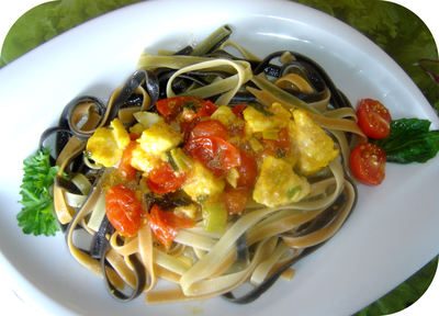 Trio de Fettuccine aux 3 Poissons -- 13/08/09