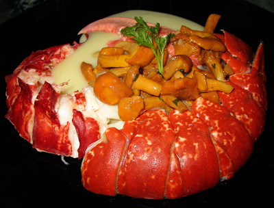 Homard, Mousseline et petites Girolles  -- 05/09/15