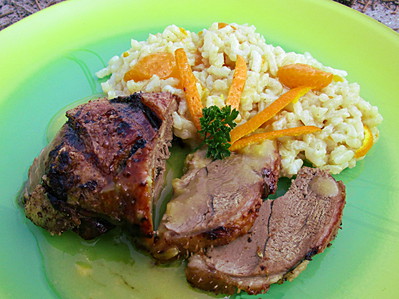 Magret de Canard au Risotto de Clmentines -- 09/10/14