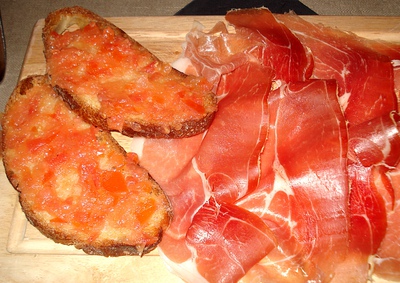 Pan Tomate et Jambon Serrano -- 22/07/12