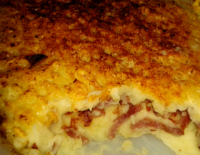 Parmentier au Jambon allumettes -- 24/08/14