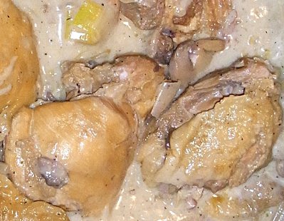 Poulet au Cidre, Crme et Champignons -- 09/01/11