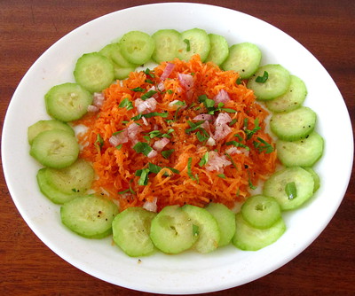 Salade de Carottes et Concombre -- 15/05/15