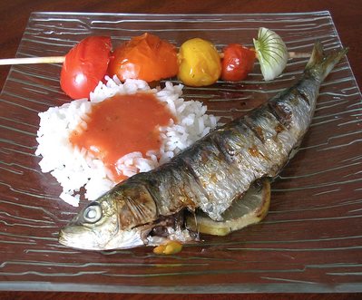 Sardines et Brochettes aux 4 Tomates -- 23/08/06