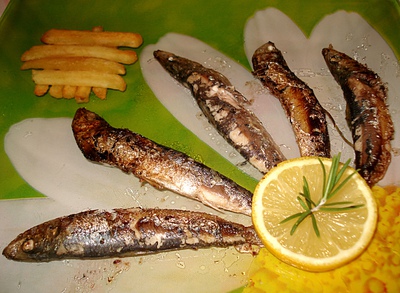 Sardines grilles au Romarin -- 25/07/12