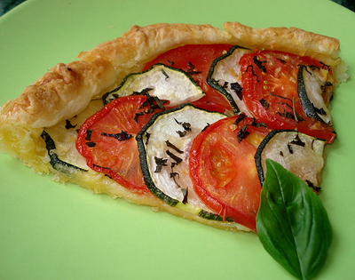 Tarte feuillete aux Tomates et Courgettes -- 05/10/13