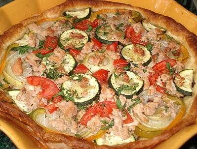 Tarte aux Lgumes et Thon -- 05/05/12