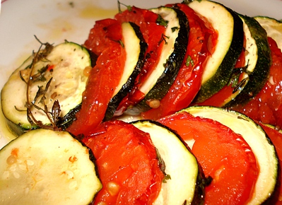 Tian de Courgettes et Tomates -- 03/07/10