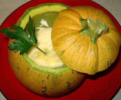 Velout de grosse Courgette ronde -- 28/09/12