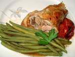 Gigot de Chevreau aux Haricots verts -- 24/03/13