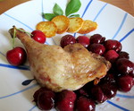 Cuisse de Canard aux Cerises -- 09/06/13