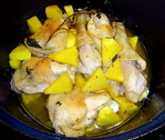 Fricasse de Poulet  l'Ananas -- 28/09/20