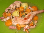 Ragout de Lapin aux Girolles -- 01/09/12