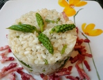 Risotto aux Asperges sauvages et Lardons -- 05/06/12