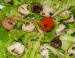 Salade verte au Lapin de Garenne -- 30/11/16