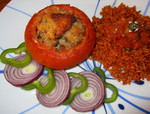 Tomate farcie et Riz provencal -- 13/04/16