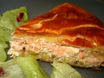 Tourte au Saumon et Poireaux -- 09/04/11